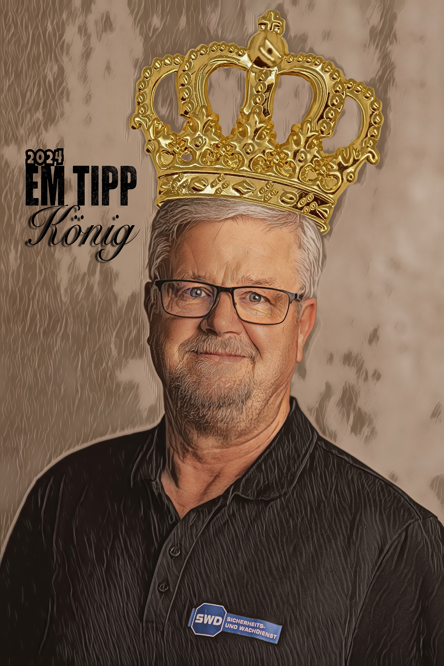 EM Tipp König 2024 mit Krone und SWD-Logo